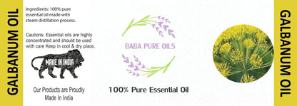 GALBANUM OIL PURE NATURAL ESSENTIAL PURE ORGANIC from INDIA USD