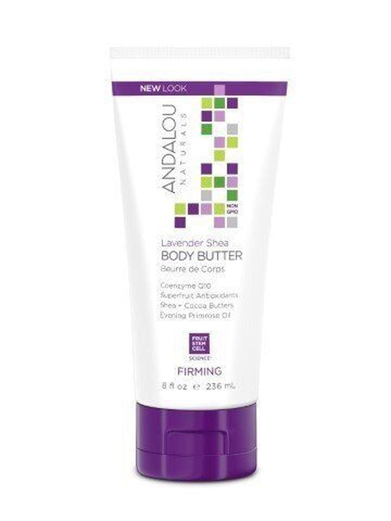 Andalou Naturals Lavender Shea Firming Body Butter 8 Oz Cream