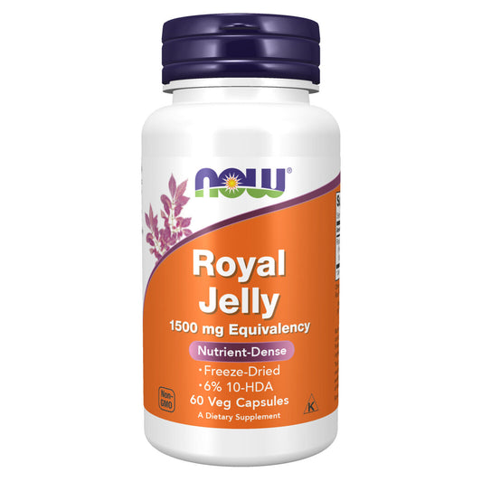 NOW FOODS Royal Jelly 60 Veg Capsules