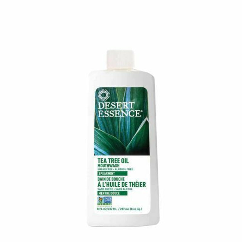 Tea Tree Oil Mouthwash Spearmint 8 FL Oz by Desert Essence