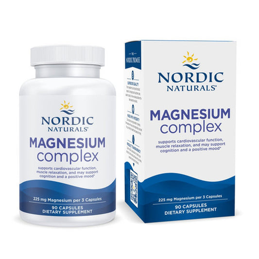 Nordic Naturals Magnesium Complex - Unique Chelated Tri-Magnesium Formula, 90 Ct