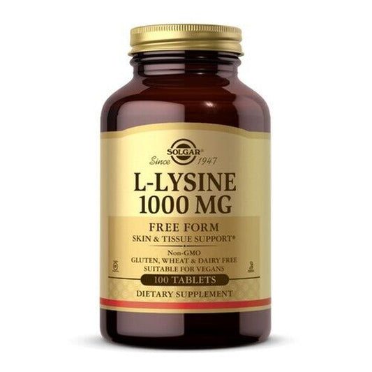 L-Lysine 1000 Mg 100 Tabs by Solgar