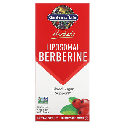 Herbals, Liposomal Berberine, 60 Vegan Capsules