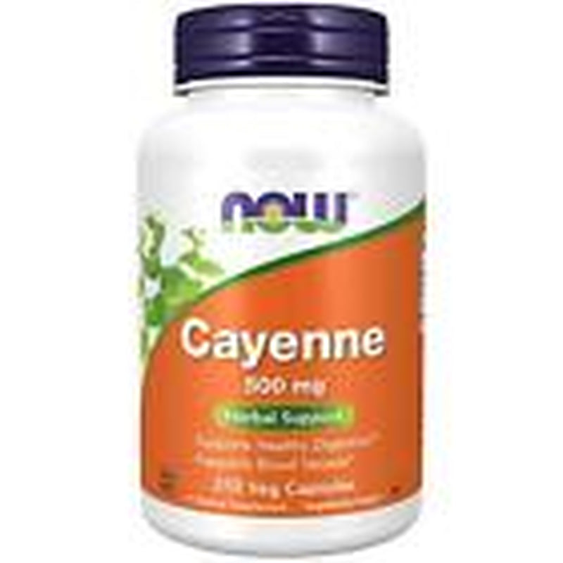 NOW FOODS Cayenne 500 Mg 250 Veg Capsules