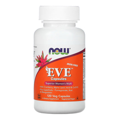 Eve Capsules, Superior Women'S Multi, Iron-Free, 120 Veg Capsules