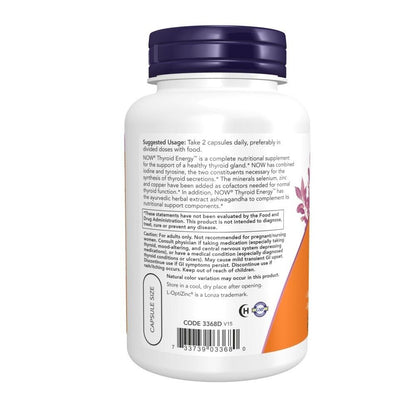 NOW FOODS Thyroid Energy 90 Veg Capsules