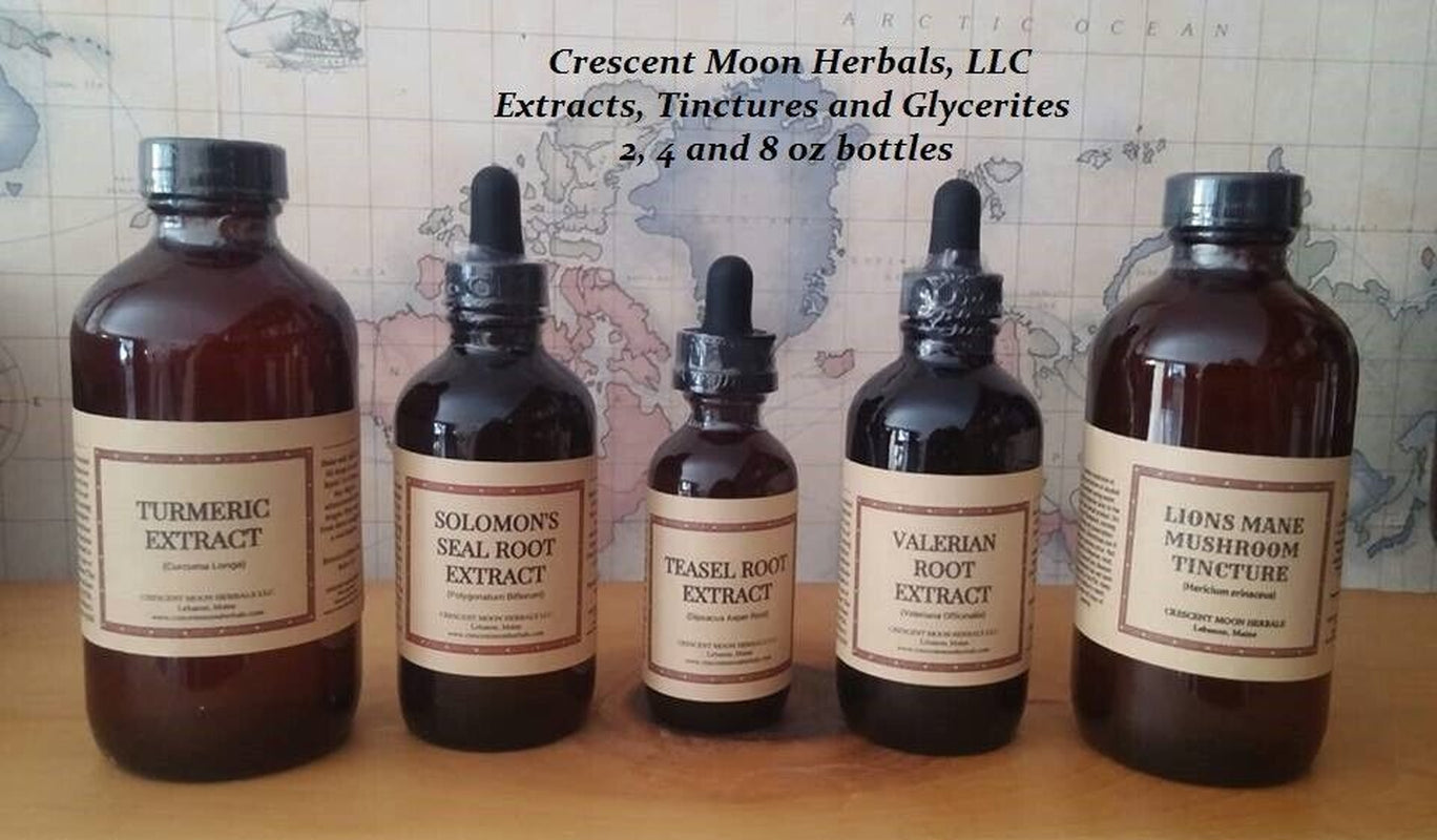 SEVEN (7) MUSHROOM BLEND Herbal Tincture Extract, 2, 4, 8 Oz, Made in Maine