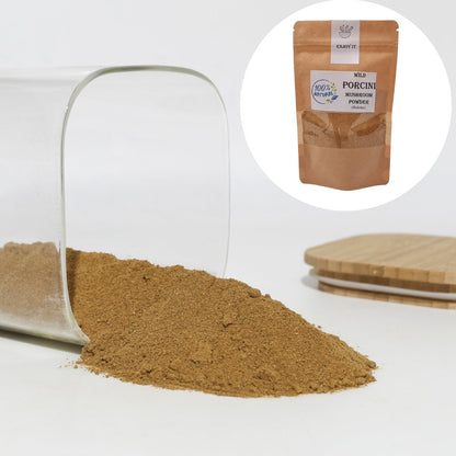 Porcini Mushroom Powder | Dried | Wildcrafted | Boletus Edulis