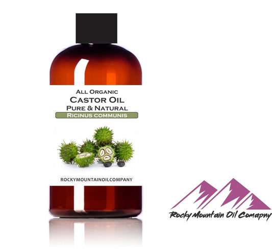 ORGANIC CASTOR OIL HEXANE FREE COLD PRESSED, GLASS BOTTLE (usp organic)