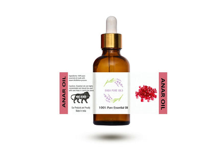 ANAR PURE NATURAL OIL PURE ORGANIC in DROPPER AMBER BOTTLE from INDIA