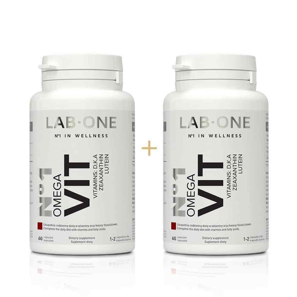 LAB ONE N°1 Omega VIT (Omega 3 + Vitamins D, K, A) Capsules