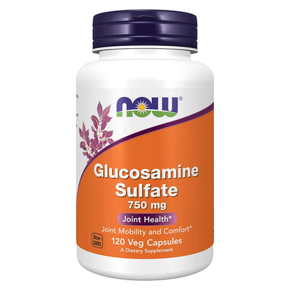 NOW FOODS Glucosamine Sulfate 750 Mg 120 Veg Capsules