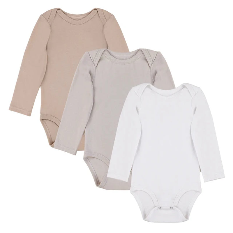 3Pcs/Lot Baby Bodysuit 100% Organic Cooton Baby Jumpsuit for Boy & Girl 0-24 Month Baby Long Sleeve Clothes Unisex Newborn Suits