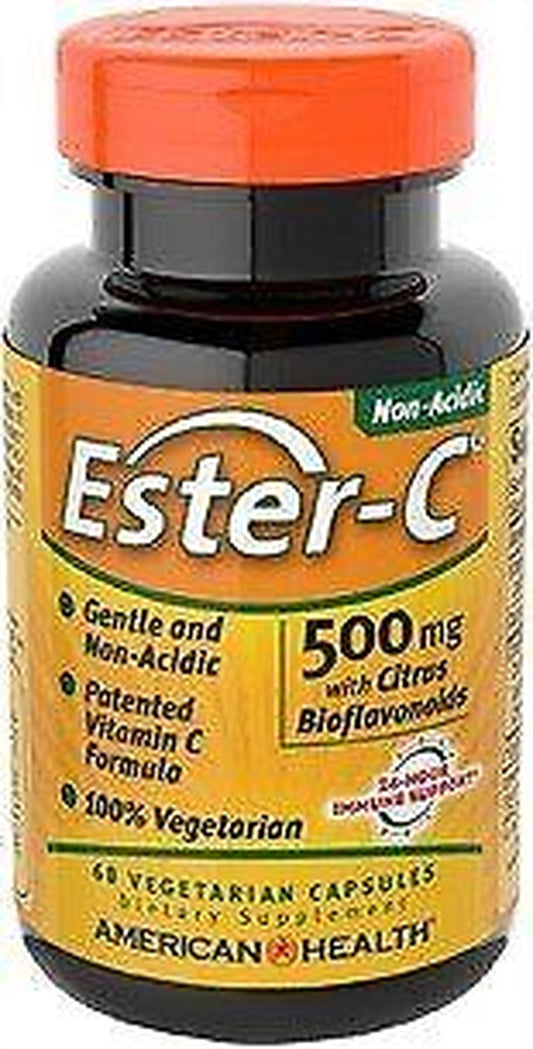 American Health Products Ester-C 500 Mg with Citrus Bioflavonoids 60 Vegcap