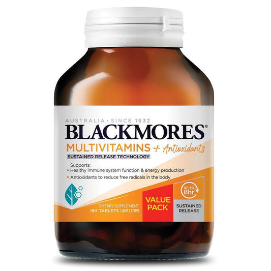 Blackmores Multivitamin + Antioxidants Sustained Release 180 Tablets