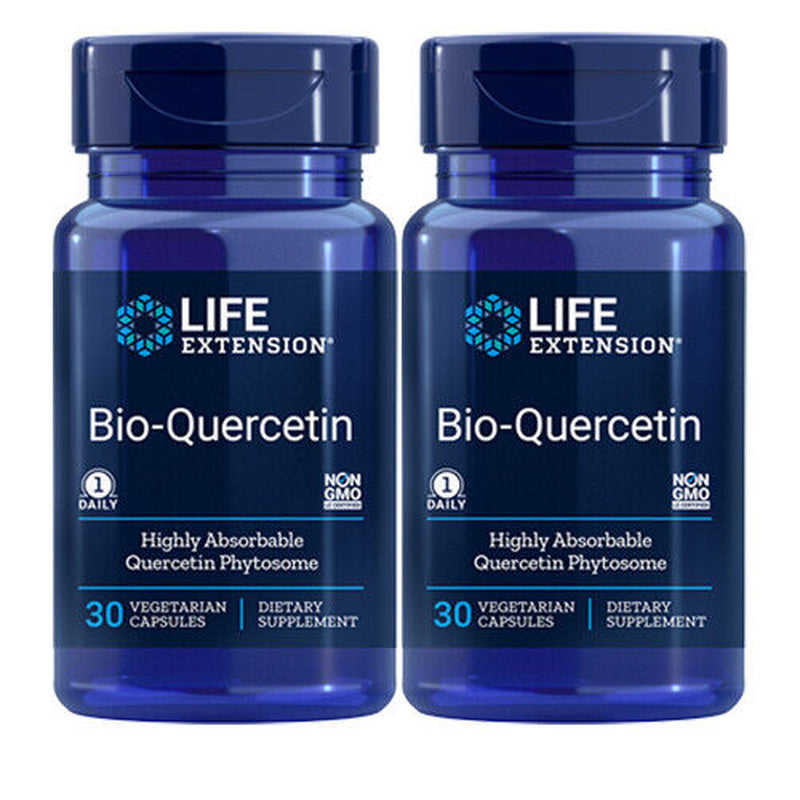 Bio-Quercetin 10Mg 2X30 Caps Life Extension Equivalent to Quercetin 500Mg