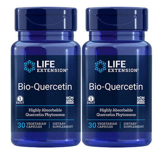 Bio-Quercetin 10Mg 2X30 Caps Life Extension Equivalent to Quercetin 500Mg