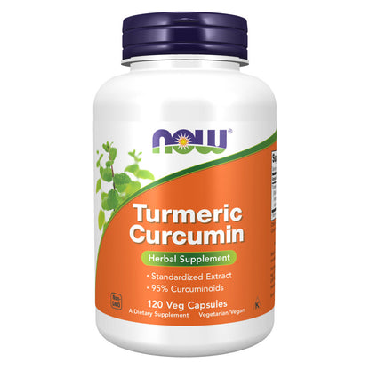 NOW FOODS Turmeric Curcumin 120 Veg Capsules