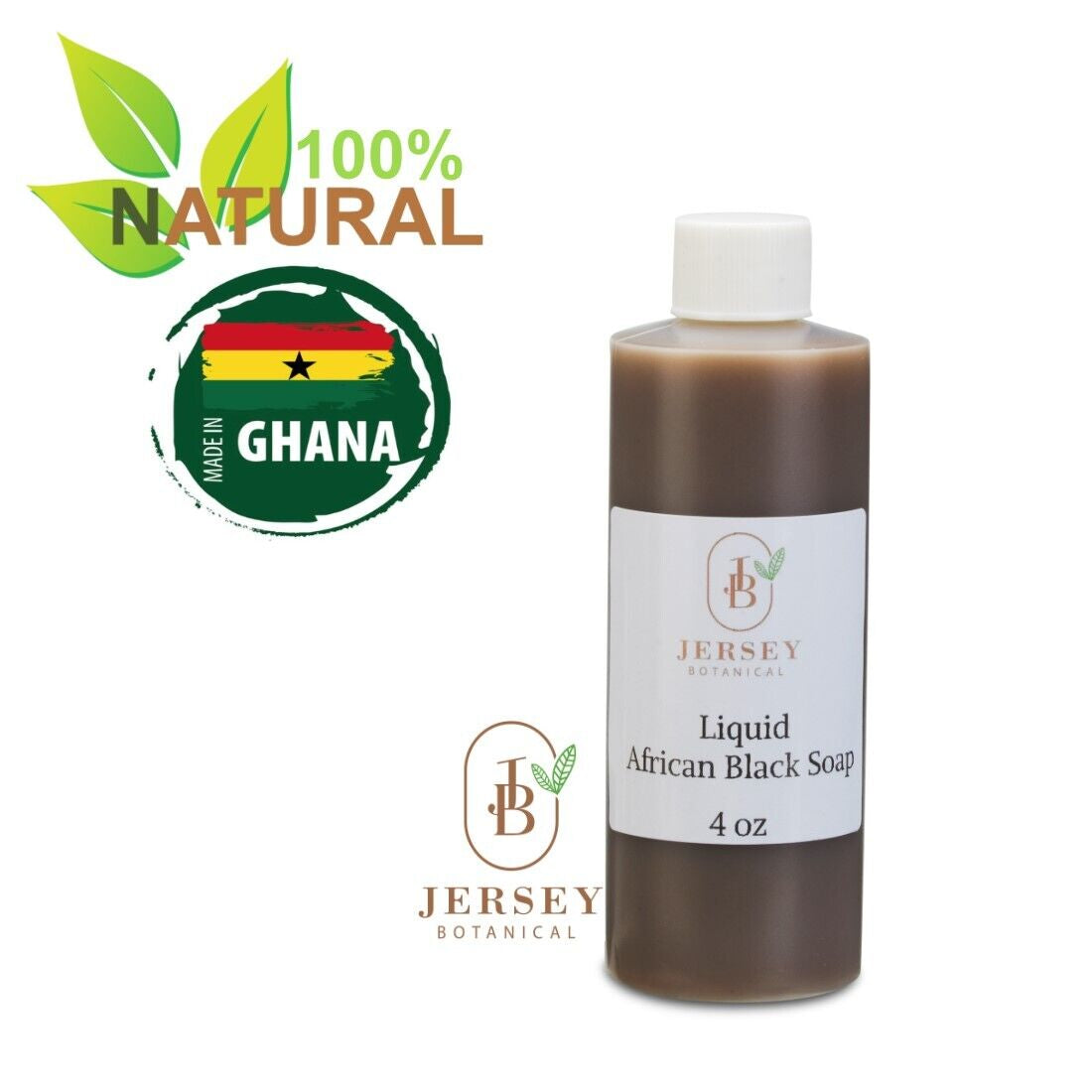 Liquid African Black Soap 100% Pure Natural Raw Organic Face Body Bath Acne Wash