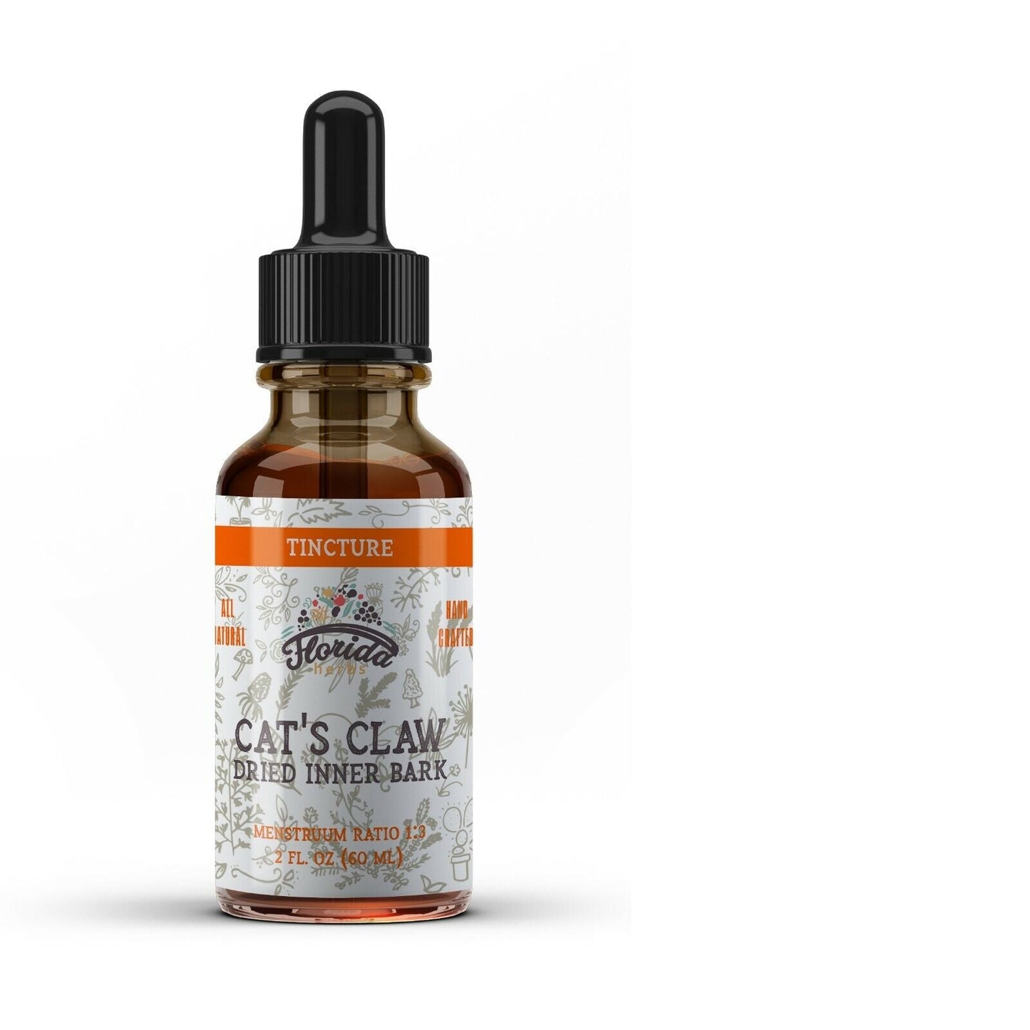 Cat'S Claw Tincture, Organic Extract Drops (Uncaria Tomentosa) Dried Bark