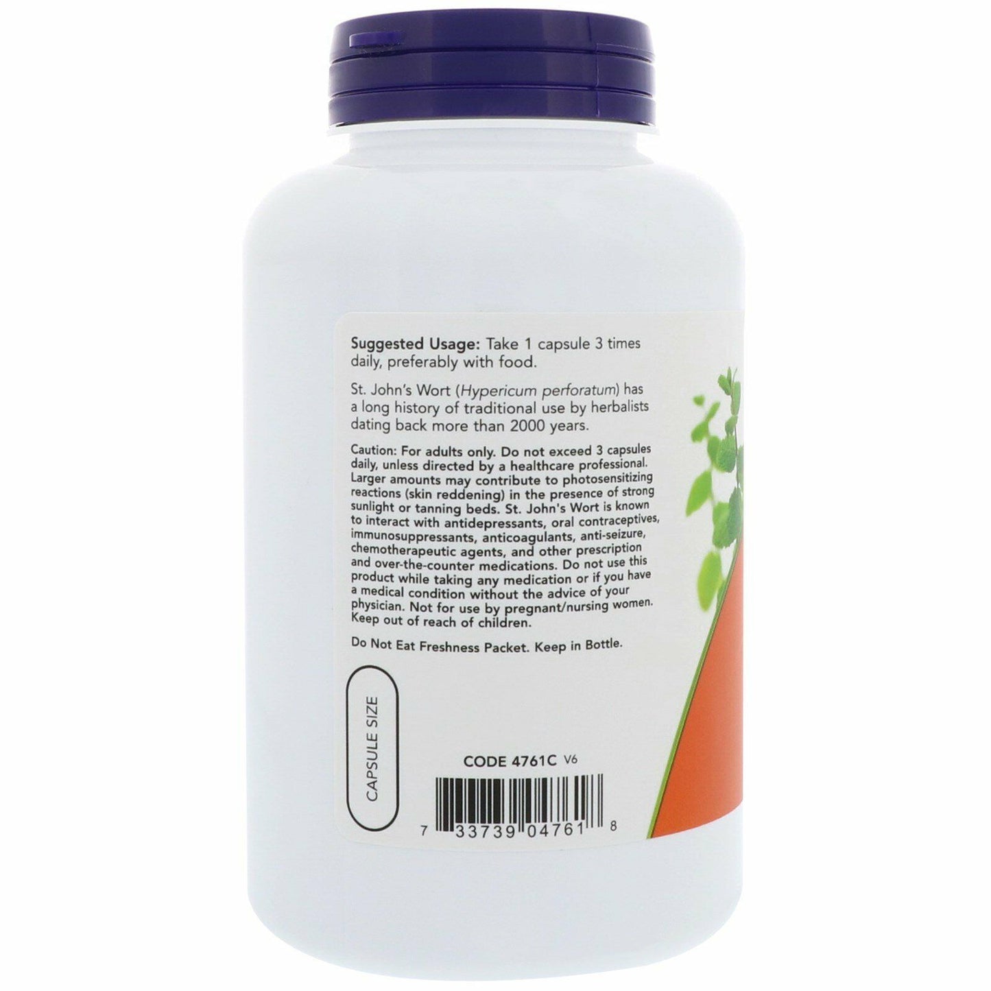 Now Foods St John S Wort 300 Mg 250 Veg Capsules GMP Quality Assured, Vegan,