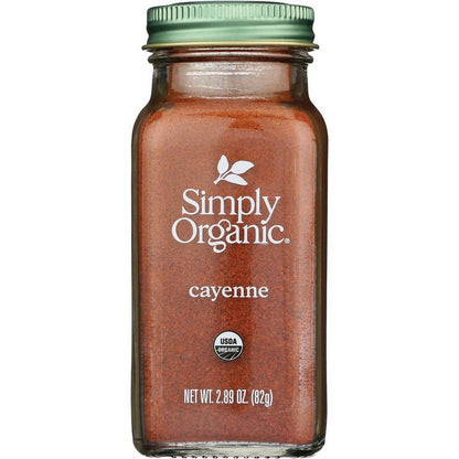 Organic Cayenne Pepper, GMO Free, 2.89 Oz Bottle