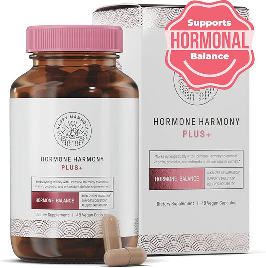 Happy Mammoth Hormone Harmony Plus+. FREE Same Day Shipping. Expires 2026