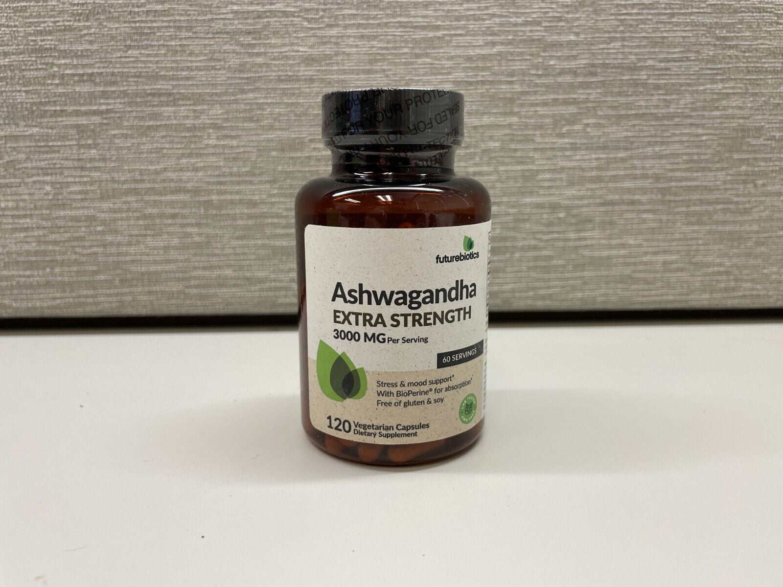 Futurebiotics Ashwagandha Extra Strength 3000Mg 120 Capsules 7/25 MADE in USA