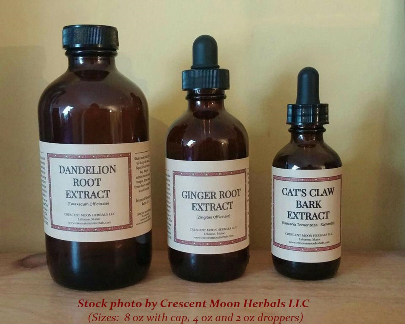 RED RT Liquid Herbal Tincture Extract, 2, 4, 8 Oz, Made in Maine, Immune