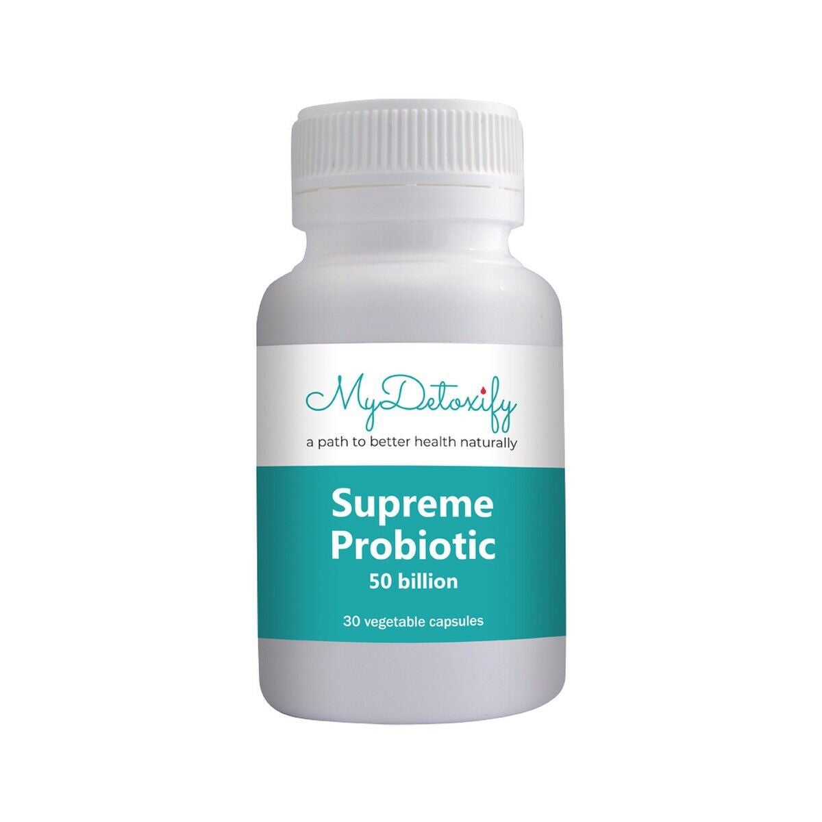 New Mydetoxify Supreme Probiotic 50 Billion 30 Capsules