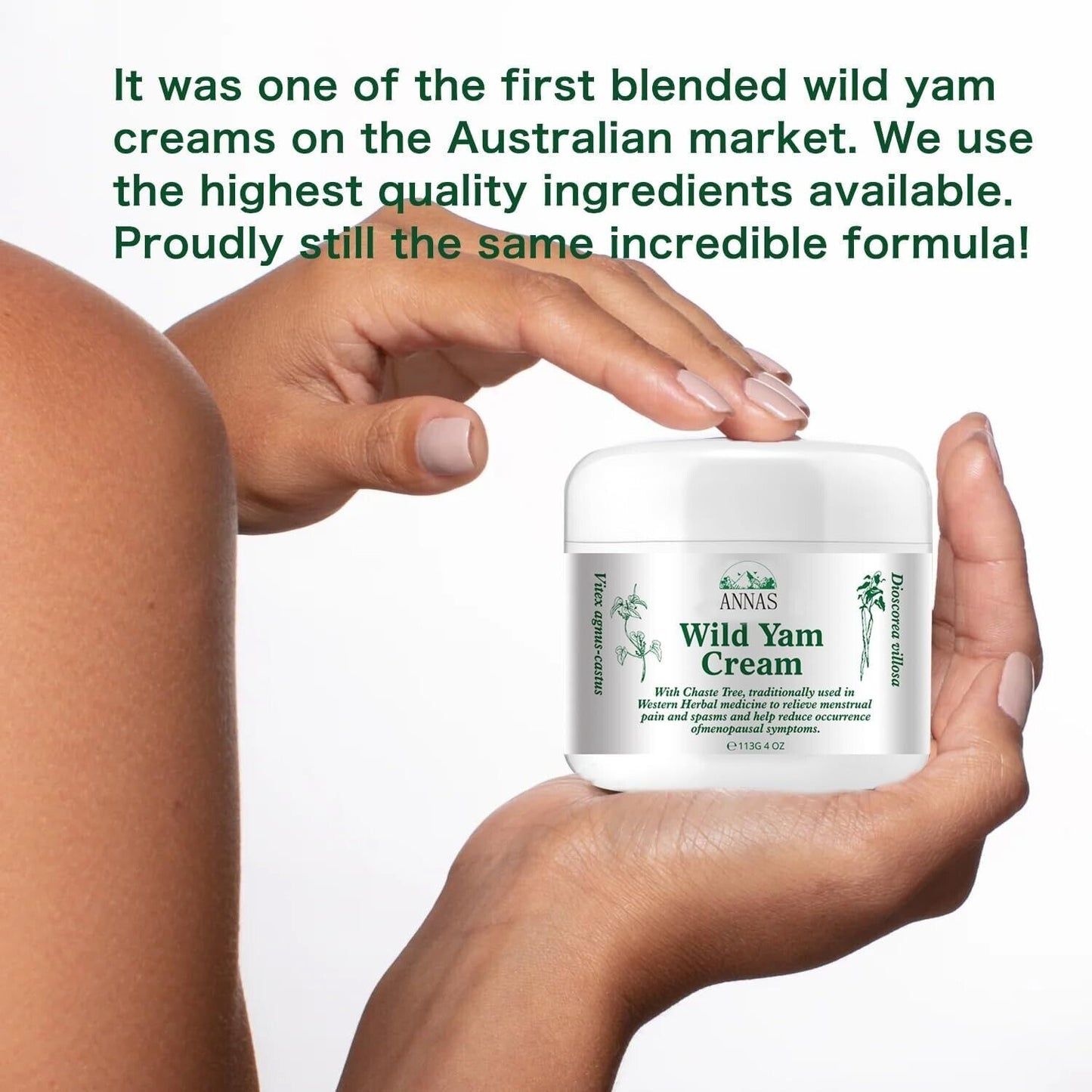 Wild Yam Cream, ANNAS Wild Yam Cream Organic for Hormone Balance, ANNAS Women...