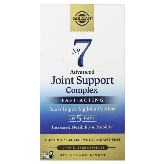 No. 7, Advanced Joint Support Complex, 30 Vegetable Capsules