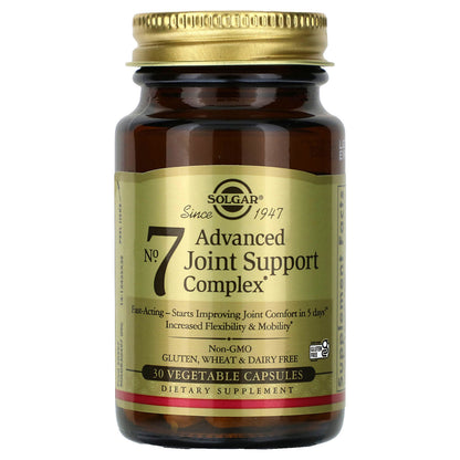 No. 7, Advanced Joint Support Complex, 30 Vegetable Capsules