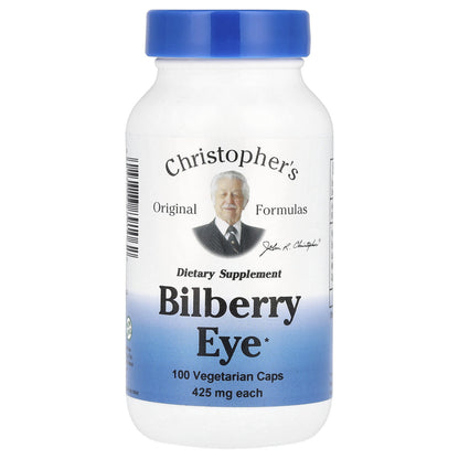 Christopher S Original Formulas Bilberry Eye 450 Mg 100 Veggie Caps