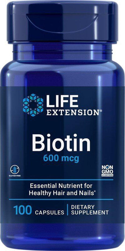 Life Extension Biotin 600 Mcg 100 Capsule