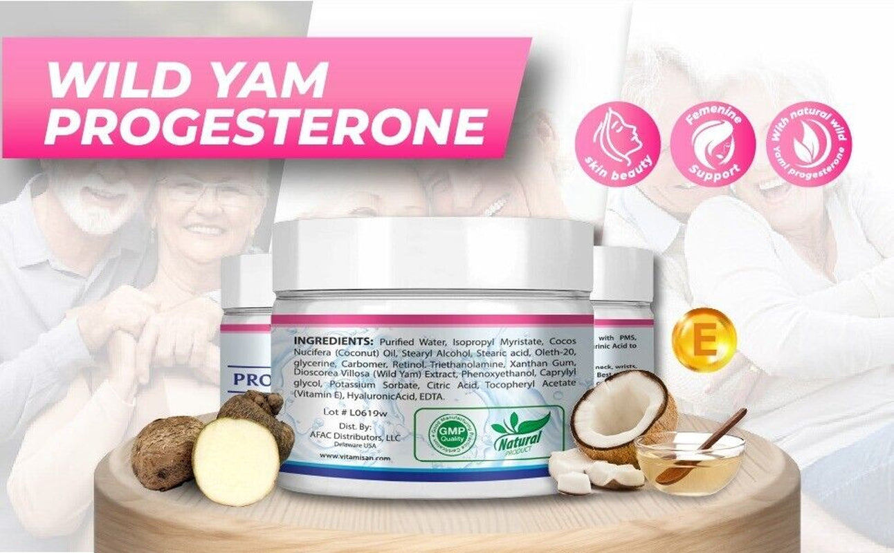 Cream WILD YAM Silvestre No Fragance Menopausia Wild Yam Progest Cream