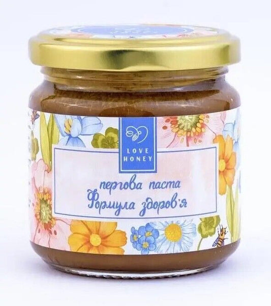 Health Natural Royal Jelly Perga Ginger Paste Honey Acacia Flower Pollen 280 G