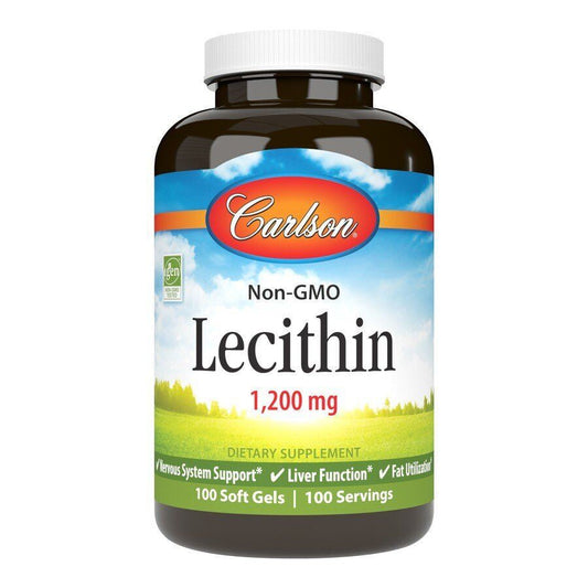 Carlson Laboratories Lecithin 1200Mg 100 Softgel