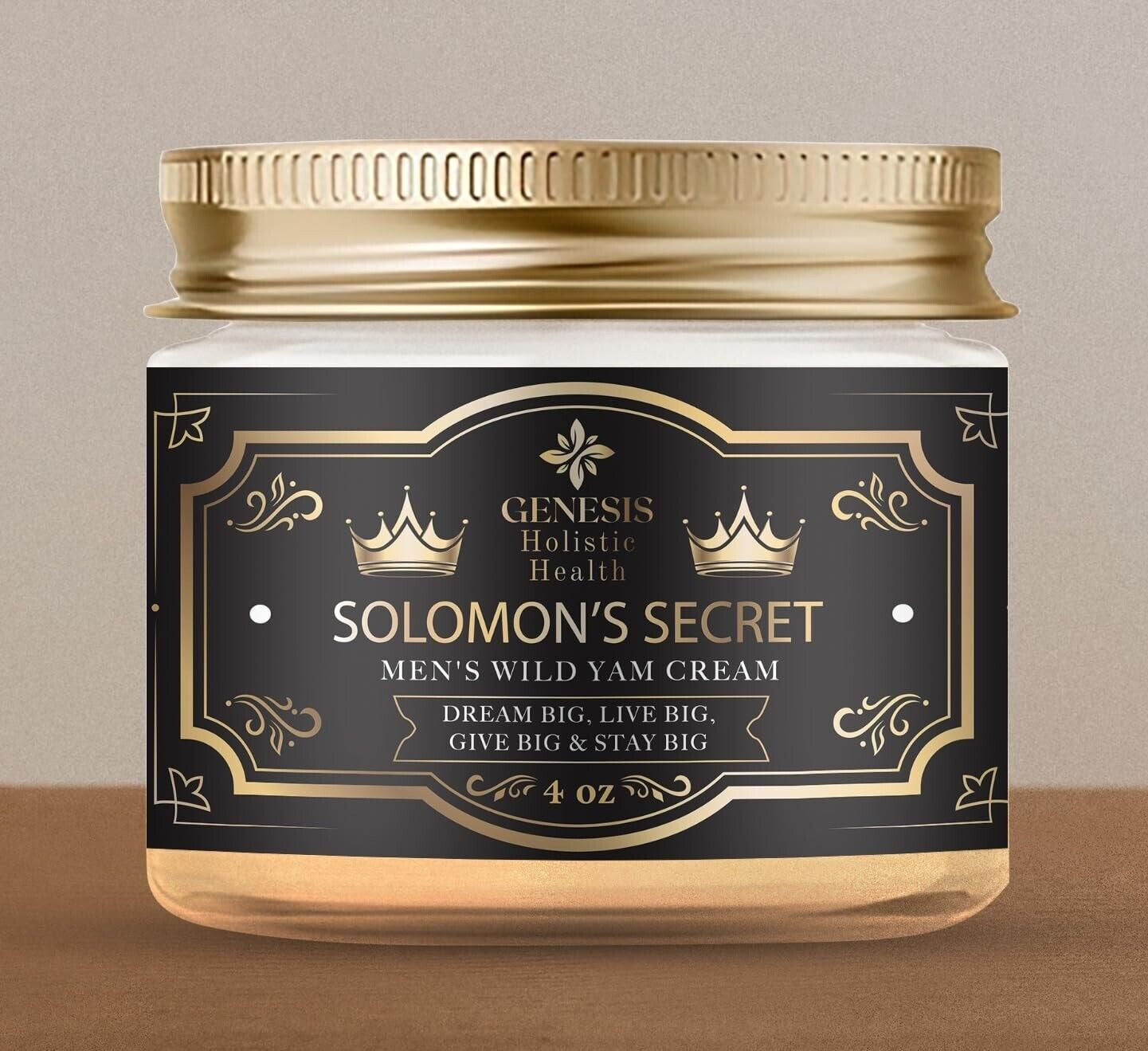 100% Authentic Genesis Solomon'S Secret Men'Swild Yam Cream- Dream Big, Live Big