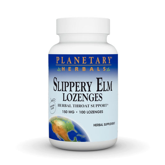 Planetary Herbals Slippery Elm Lozenges Tangerine 100 Lozenge