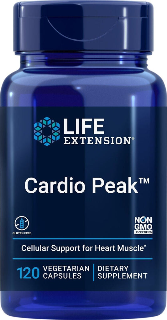 Life Extension Cardio Peak with Standardized Hawthorn and Arjuna 120 Vegcap