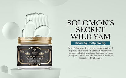 100% Authentic Genesis Solomon'S Secret Men'Swild Yam Cream- Dream Big, Live Big