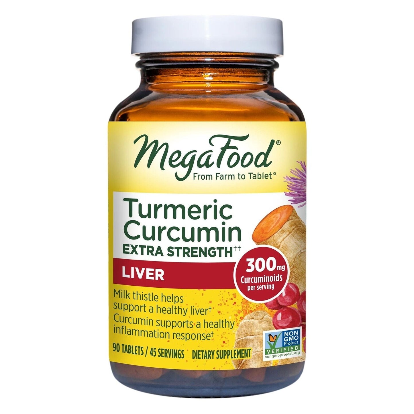 Megafood Turmeric Strength for Liver 90 Tablet