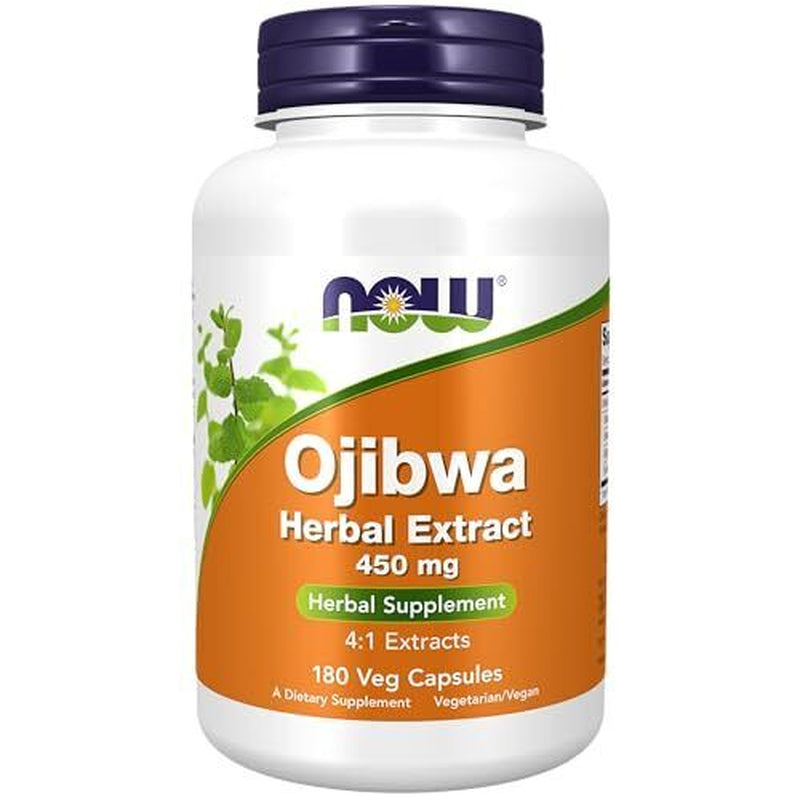 NOW FOODS Ojibwa Herbal Extract 450 Mg 180 Veg Capsules