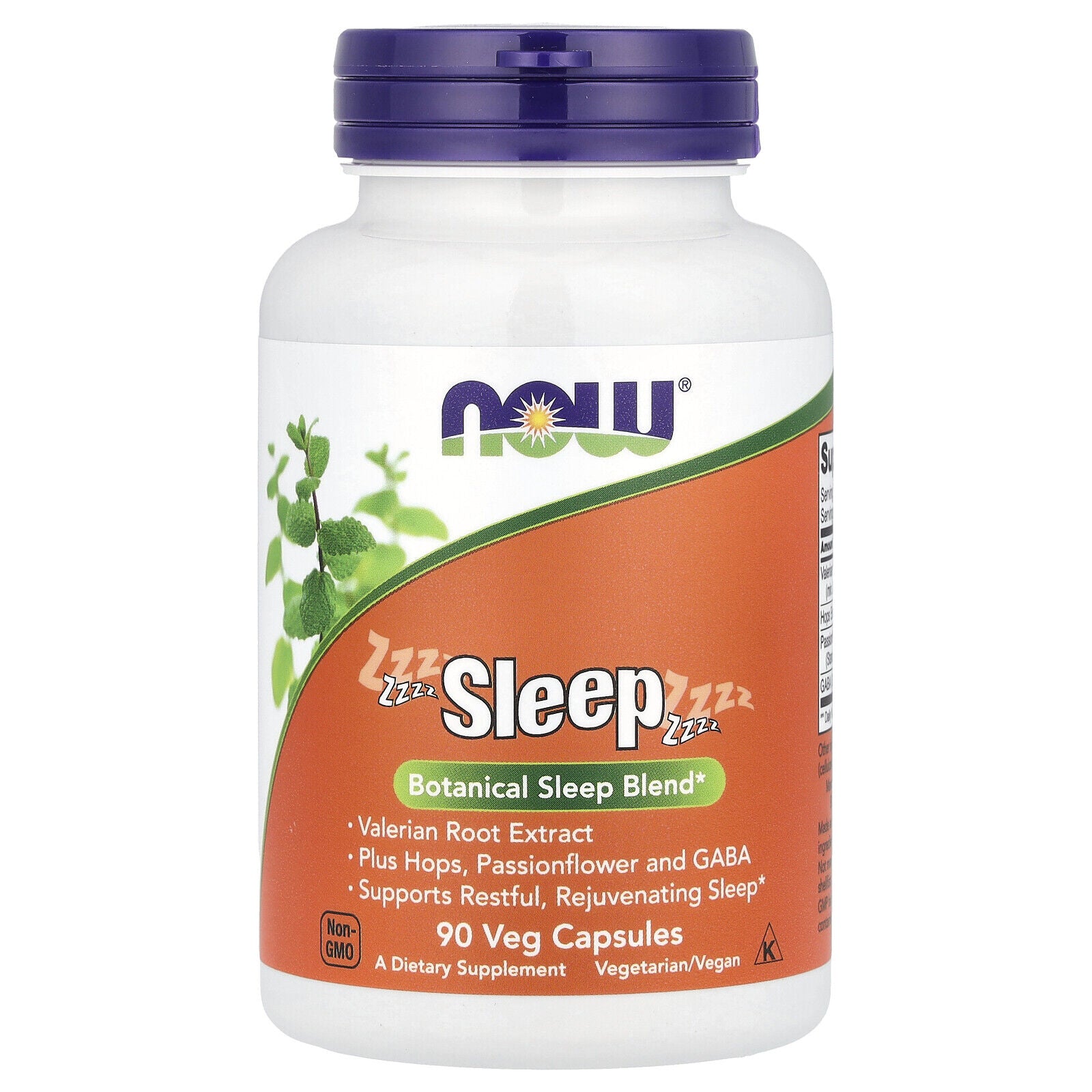 Now Foods Sleep Botanical Sleep Blend 90 Veg Capsules GMP Quality Assured,