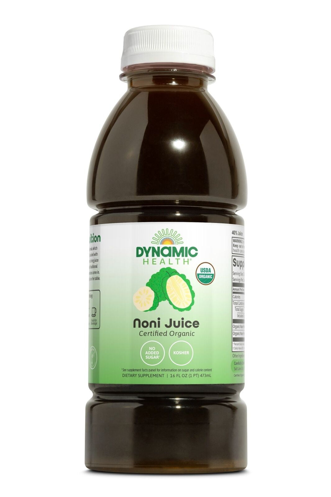 Dynamic Health Noni Juice Tahitian Certified 16 Oz Liquid