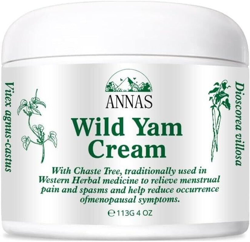 Wild Yam Cream, ANNAS Wild Yam Cream Organic for Hormone Balance, ANNAS Women...