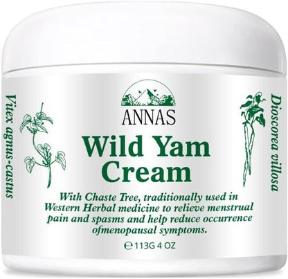 Wild Yam Cream, ANNAS Wild Yam Cream Organic for Hormone Balance, ANNAS Women...