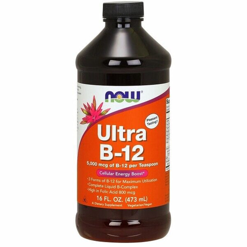 Ultra B-12 Liquid 16 Oz by Now Foods