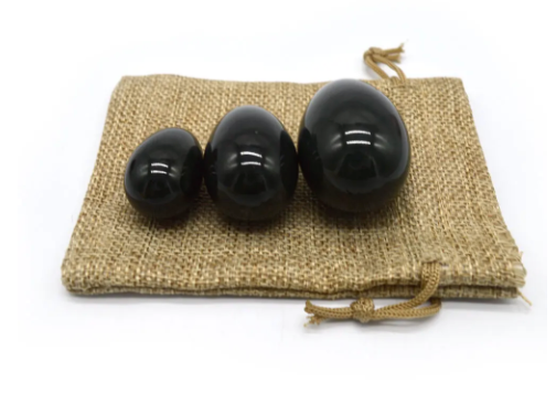 Yoni Egg Natural Nephrite Jade Eggs Set 